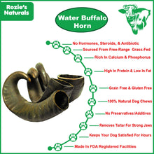 Load image into Gallery viewer, Rozie's Naturals Water Buffalo Horns