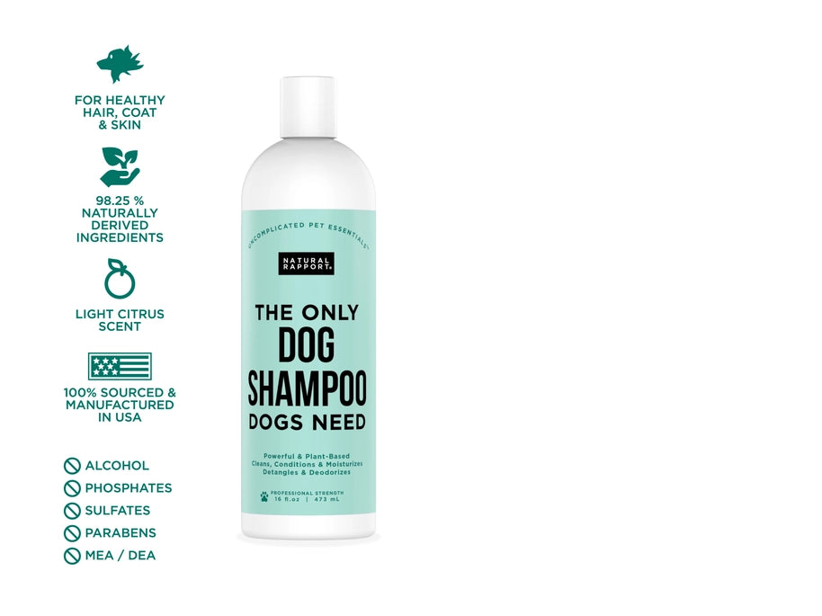 Natural Rapport The Only Dog Shampoo Dogs Need