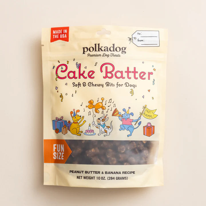Polka Dog Cake Batter Treats